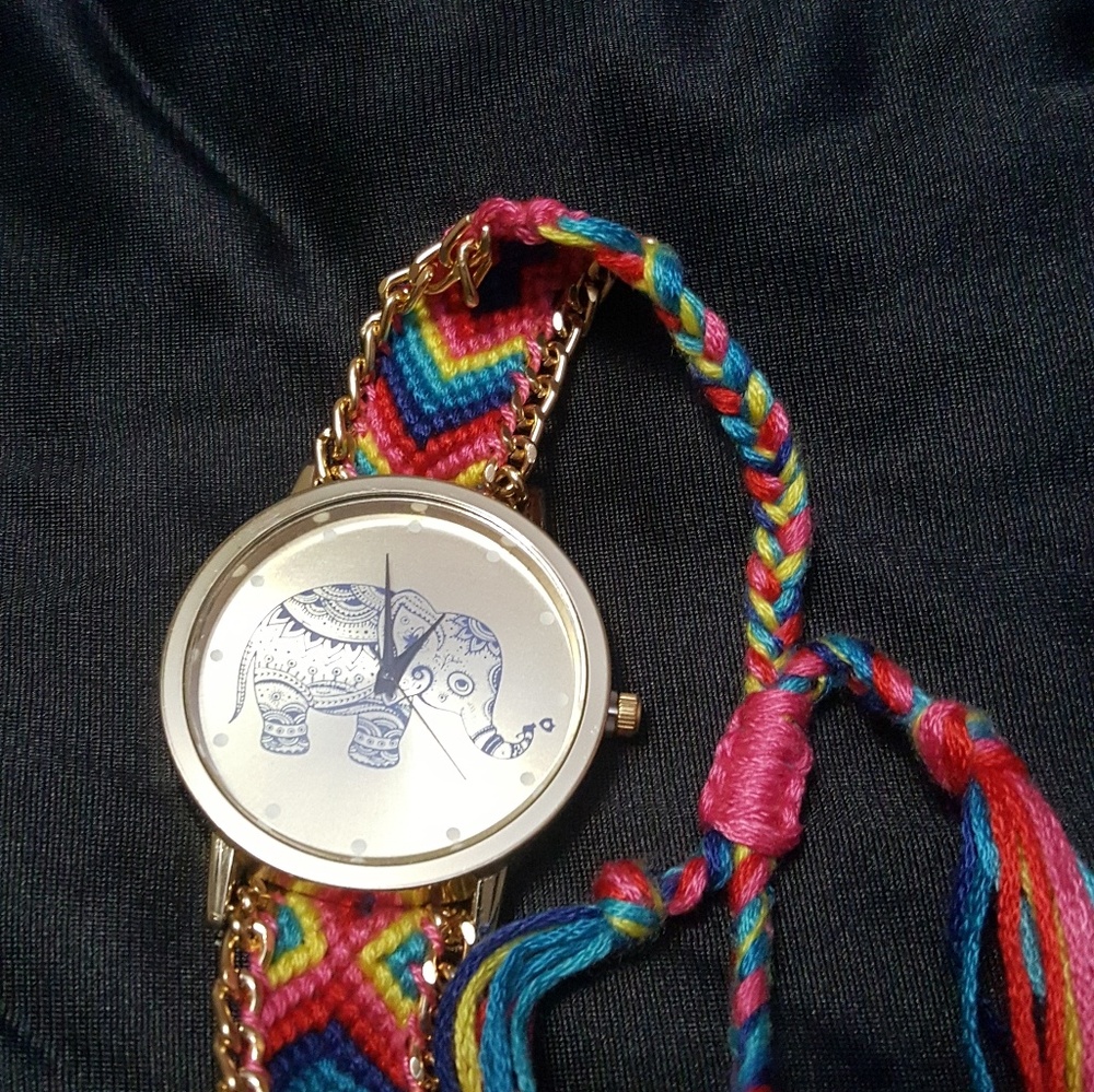 Watch with threaded band